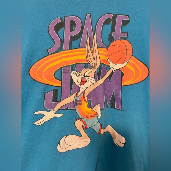 VNTG Space Jam Looney Toons Graphic Tee - Picture 3 of 4